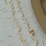 Staggered Pearl Clavicle Necklace - floysun