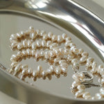 Staggered Pearl OT Buckle Necklace - floysun