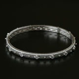 Star - Embellished Narrow Cuff Bracelet - floysun