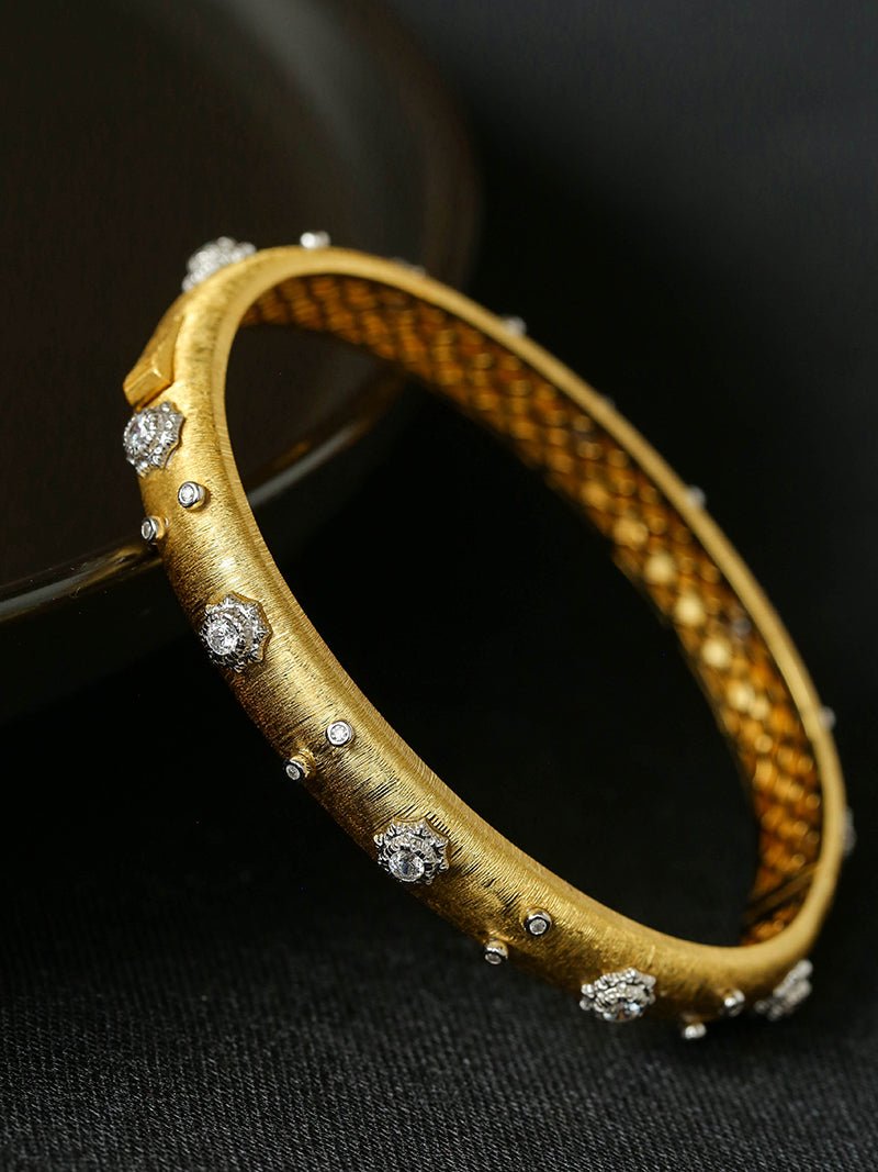Star - Embellished Narrow Cuff Bracelet - floysun