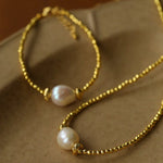 Starlight Disco Bead Bracelet with Pearl Accent - floysun