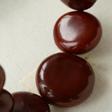 Statement Handcrafted Dragon Bean & Ivory Nut Necklace - floysun