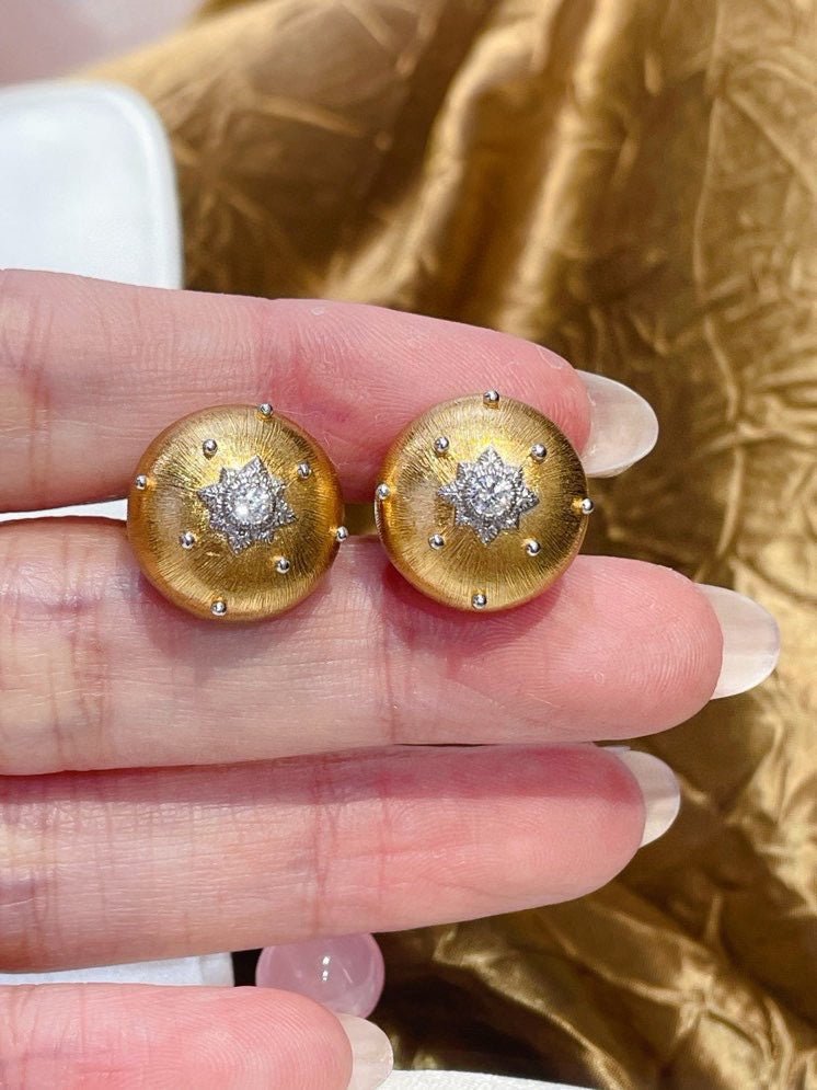 Stella Octo Vintage Stud Earrings - floysun