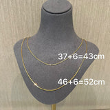 Sterling Silver 1.0mm Octagon Snake Chain Necklace - floysun