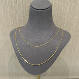 Sterling Silver 1.0mm Octagon Snake Chain Necklace - floysun