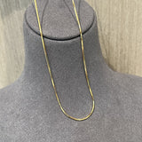 Sterling Silver 1.0mm Octagon Snake Chain Necklace - floysun