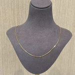 Sterling Silver 1.0mm Octagon Snake Chain Necklace - floysun