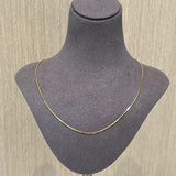 Sterling Silver 1.0mm Octagon Snake Chain Necklace - floysun