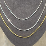 Sterling Silver 2.0mm Octagon Snake Chain Necklace - floysun