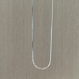 Sterling Silver 2.0mm Octagon Snake Chain Necklace - floysun