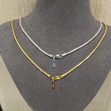 Sterling Silver 2.0mm Octagon Snake Chain Necklace - floysun