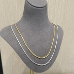 Sterling Silver 2.0mm Octagon Snake Chain Necklace - floysun