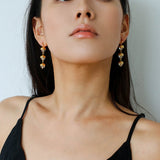 Stream Starflow Earrings – White Crystal & Aquamarine Edition - floysun