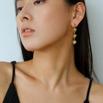Stream Starflow Earrings – White Crystal & Aquamarine Edition - floysun