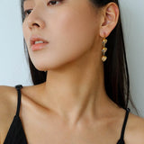 Stream Starflow Earrings – White Crystal & Aquamarine Edition - floysun