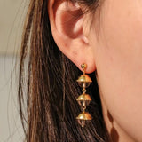 Stream Starflow Earrings – White Crystal & Aquamarine Edition - floysun