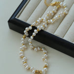 Stylish Classic Staggered Pearl Bead Necklace - floysun