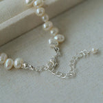 Stylish Classic Staggered Pearl Bead Pendant Necklace - floysun