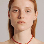 Stylishly Designed Chain Entanglement Gemstone Necklace - floysun