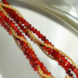 Stylishly Designed Chain Entanglement Gemstone Necklace - floysun