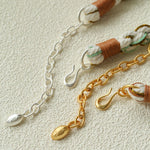 Sunrise Bloom Necklace – Woven Cord & Hammered Silver Sun Pendant - floysun