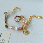 Sunrise Braided Rope Bracelet - Gold - floysun