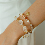 Sunrise Braided Rope Bracelet - Gold - floysun