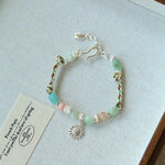 Sunrise Braided Rope Bracelet - Silver - floysun