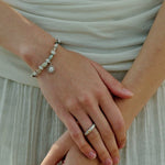 Sunrise Braided Rope Bracelet - Silver - floysun