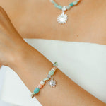 Sunrise Braided Rope Bracelet - Silver - floysun