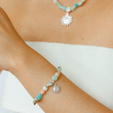 Sunrise Braided Rope Bracelet - Silver - floysun