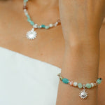 Sunrise Braided Rope Bracelet - Silver - floysun