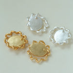 Sunrise Glow Stud Earrings – Bold and Elegant Gold - floysun