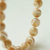 Sunrise Golden Conch Shell Bead Necklace - floysun