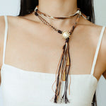 Sunrise Nomad Convertible Necklace Belt - Gold - floysun