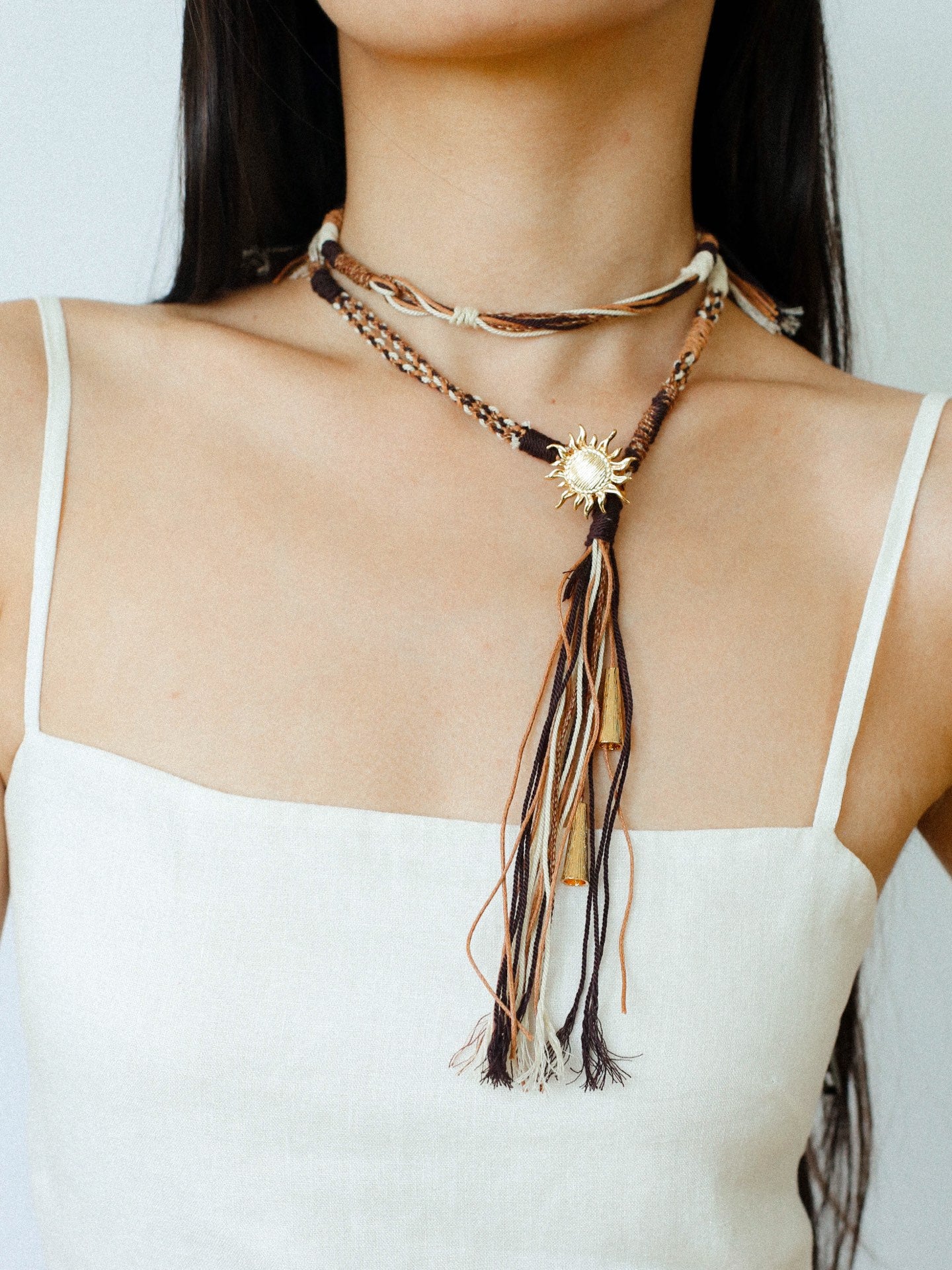 Sunrise Nomad Convertible Necklace Belt - Gold - floysun