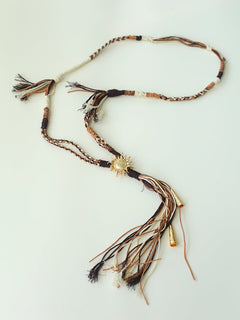 Sunrise Nomad Convertible Necklace Belt - Gold - floysun