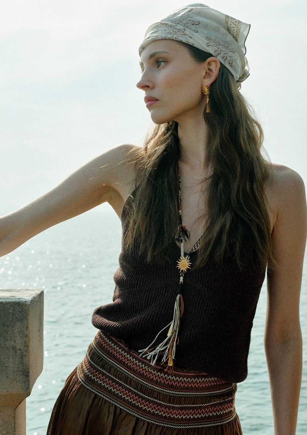 Sunrise Nomad Convertible Necklace Belt - Gold - floysun