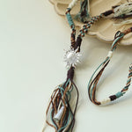 Sunrise Nomad Convertible Necklace Belt - Silver - floysun