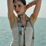 Sunrise Nomad Convertible Necklace Belt - Silver - floysun