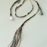 Sunrise Nomad Convertible Necklace Belt - Silver - floysun