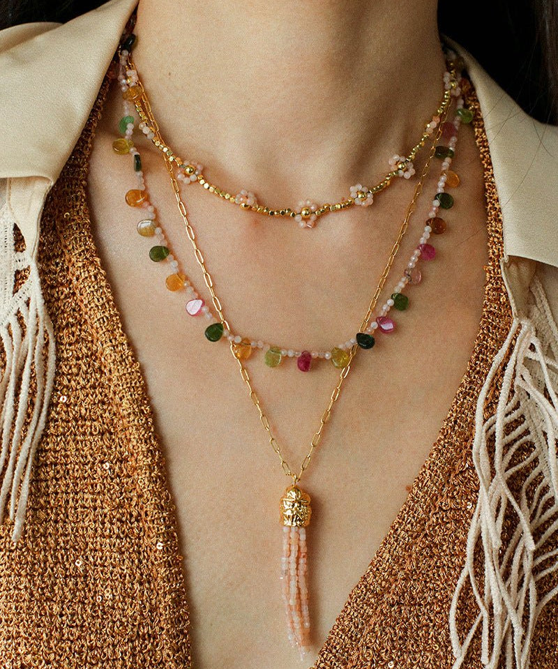 Sunstone Blossom Necklace - floysun