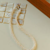 Three - Layer White Mini Pearl Collar Necklace - floysun