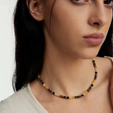 Tiger Eye Multi-Element Beaded Necklace - floysun