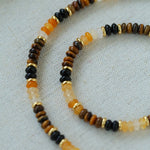 Tiger Eye Multi-Element Beaded Necklace - floysun