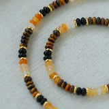 Tiger Eye Multi-Element Beaded Necklace - floysun