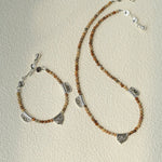 Totem Charm Stone Beaded Bracelet – Picture Jasper Earth Tones - floysun