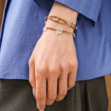 Totem Charm Stone Beaded Bracelet – Picture Jasper Earth Tones - floysun