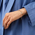 Totem Charm Stone Beaded Bracelet – Picture Jasper Earth Tones - floysun