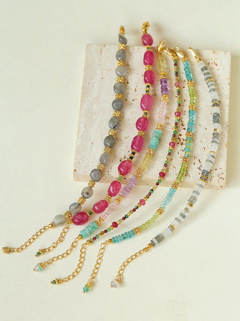 Tourmaline Bead Bracelet - floysun